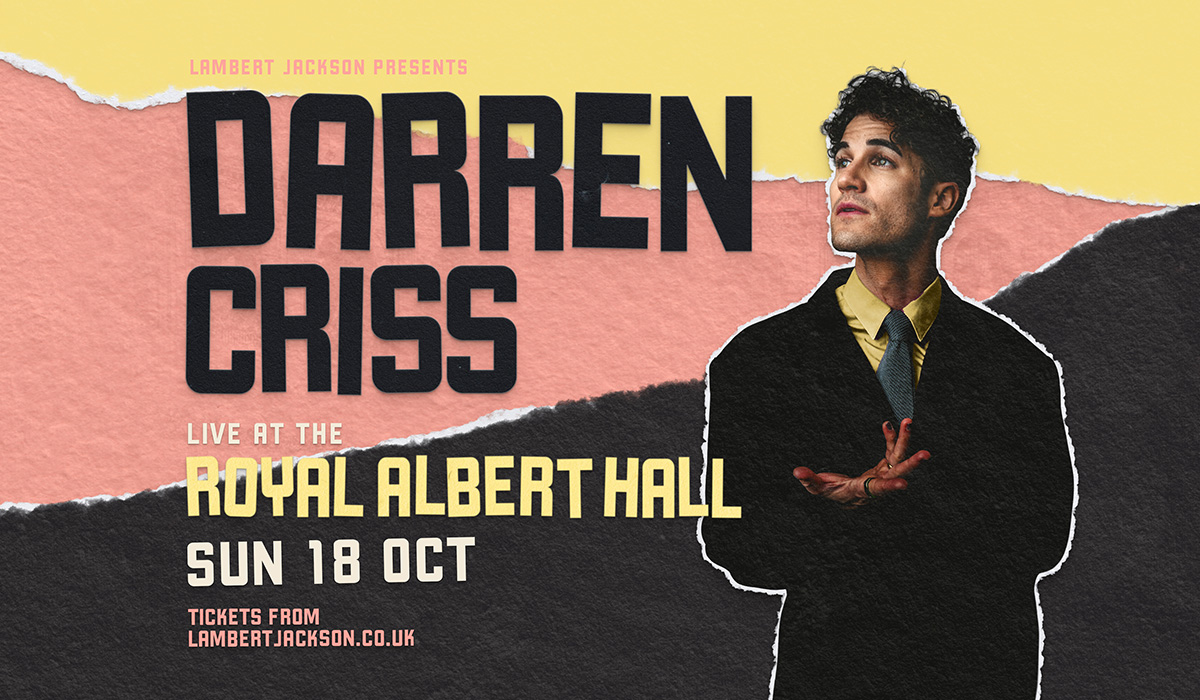 NEWS: Darren Criss to Perform at the Royal Albert Hall