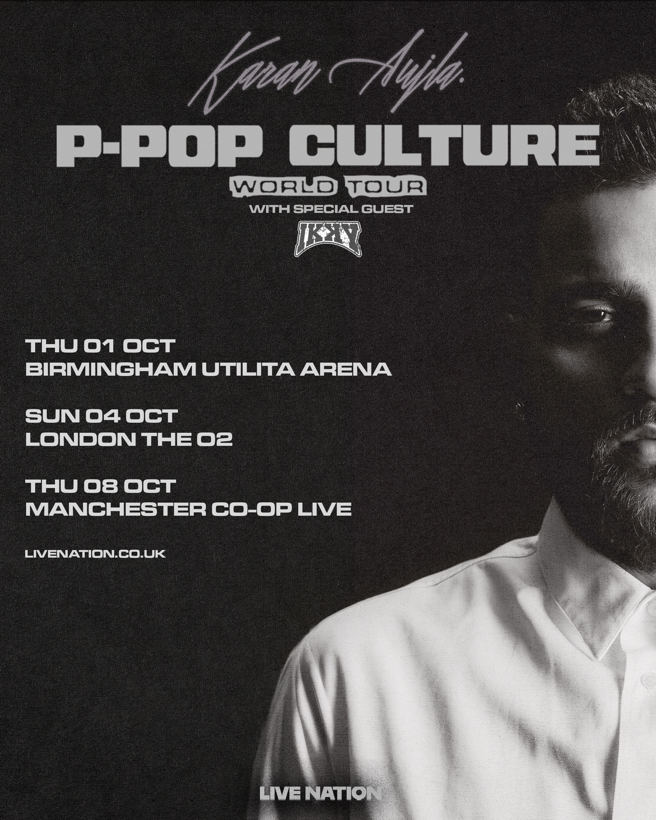 NEWS: Karan Aujla Announces Three Headline UK Arena Shows 